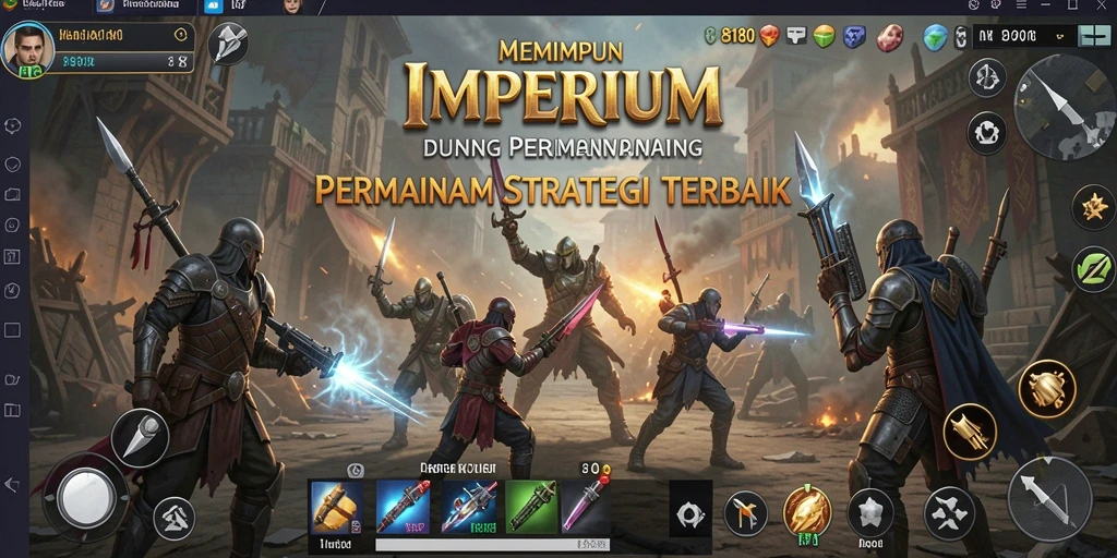 Tampilan permainan strategi yang mendebarkan di 8180.