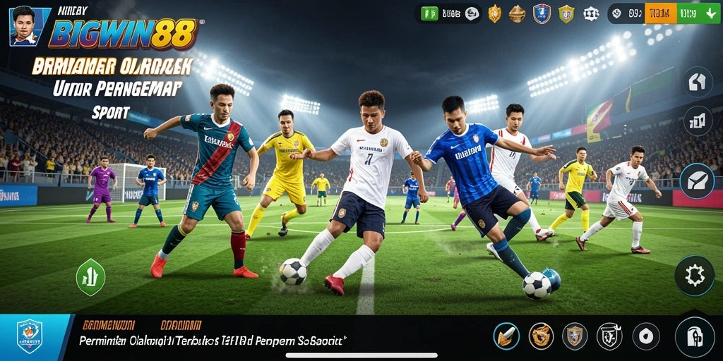 Tampilan gameplay seru dari BIGWIN88 ketika bermain olahraga.