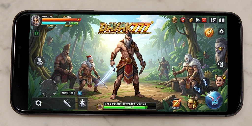 Tampilan antarmuka utama DAYAK777 yang memudahkan navigasi.