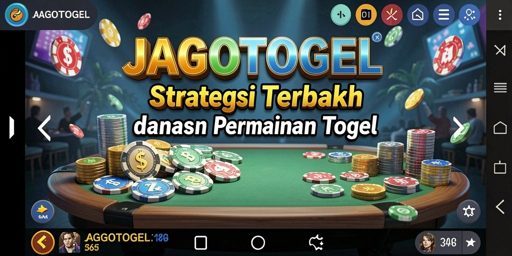 Tampilan dari JAGOTOGEL dengan gameplay yang menantang.