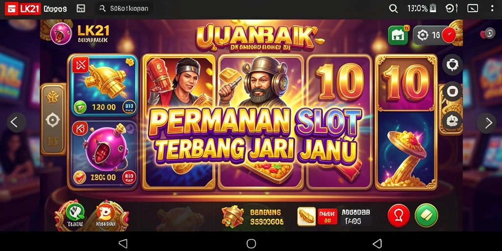 Tampilan gameplay mengasyikkan dari game Slot LK21.