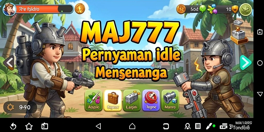 Screenshot gameplay MAJ777 menunjukkan keseruan dalam mengelola sumber daya.