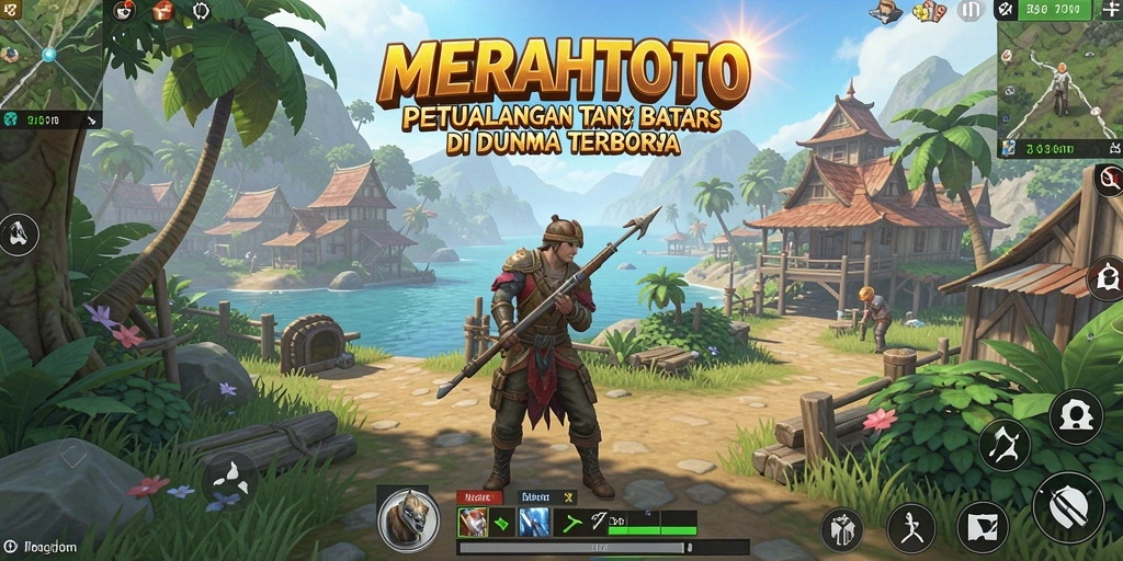 Menampilkan gameplay MERAHTOTO yang kaya dan mendalam dalam dunia terbuka.