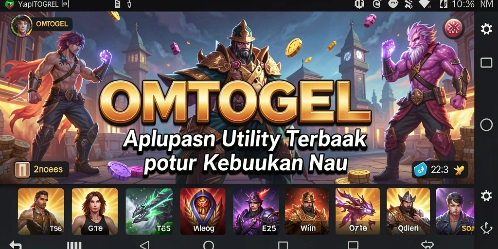 Tampilan antarmuka OMTOGEL yang sederhana dan fungsional.