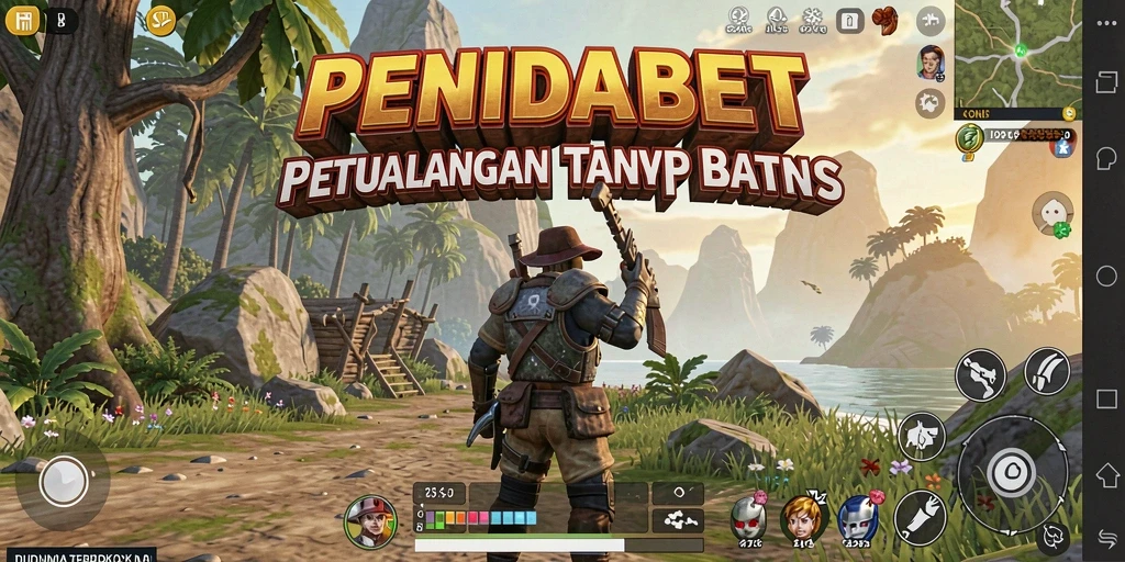 Screenshot gameplay PENIDABET menampilkan petualangan seru di dunia terbuka.
