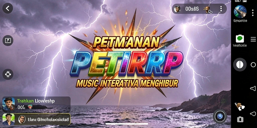Tampilan gameplay seru di PETIRRP dengan berbagai pilihan lagu.