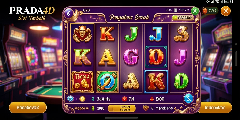 Tampilan utama gameplay Slot di PRADA4D yang menegangkan.