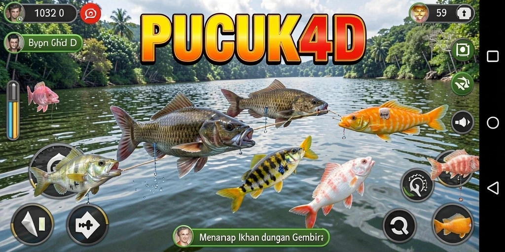 Tangkapan ikan yang menakjubkan dalam gameplay PUCUK4D.