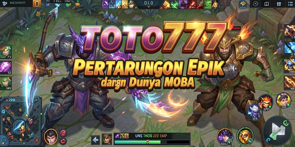 Gameplay seru TOTO777 yang penuh aksi MOBA.