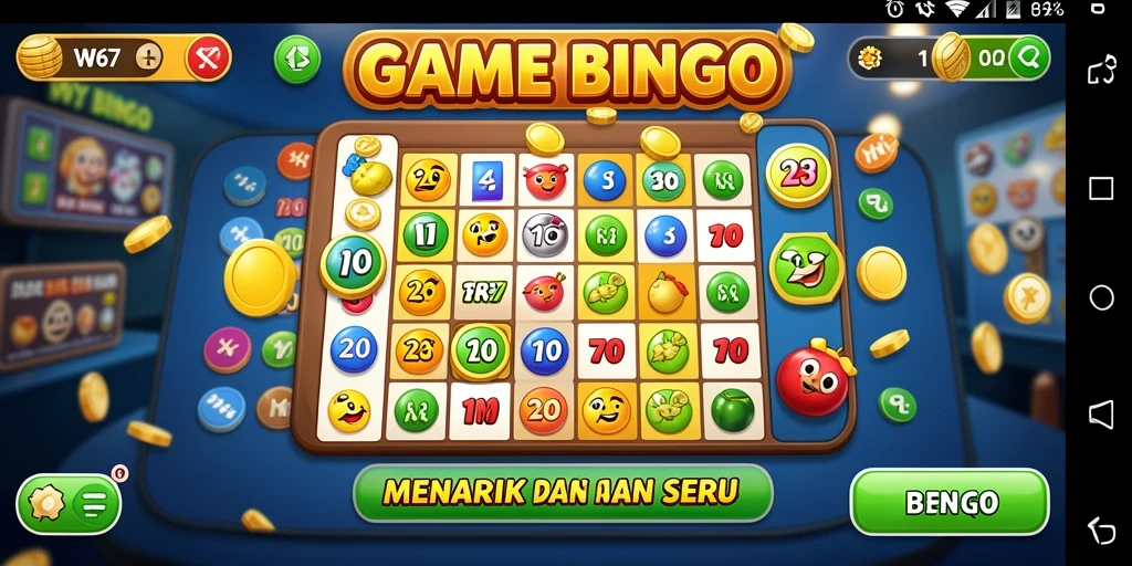 Tampilan gameplay seru dan interaktif di W67.