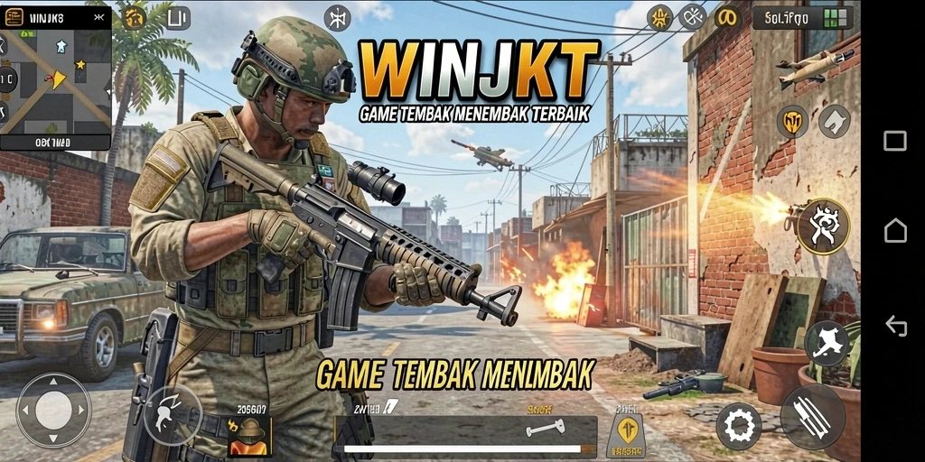 Gameplay seru dan mendebarkan dalam WINJKT.