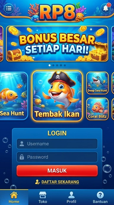 Proses unduh aplikasi di rp8 yang cepat dan mudah.